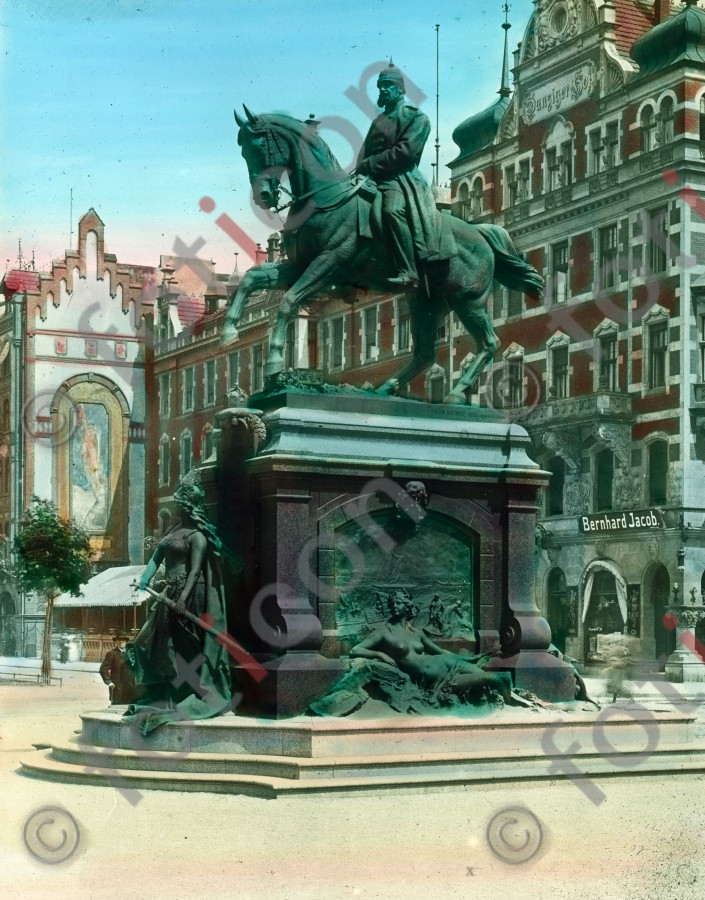 Reiterdenkmal Kaiser Wilhelm I. | Equestrian statue of Kaiser Wilhelm I - Foto simon-79-003.jpg | foticon.de - Bilddatenbank für Motive aus Geschichte und Kultur